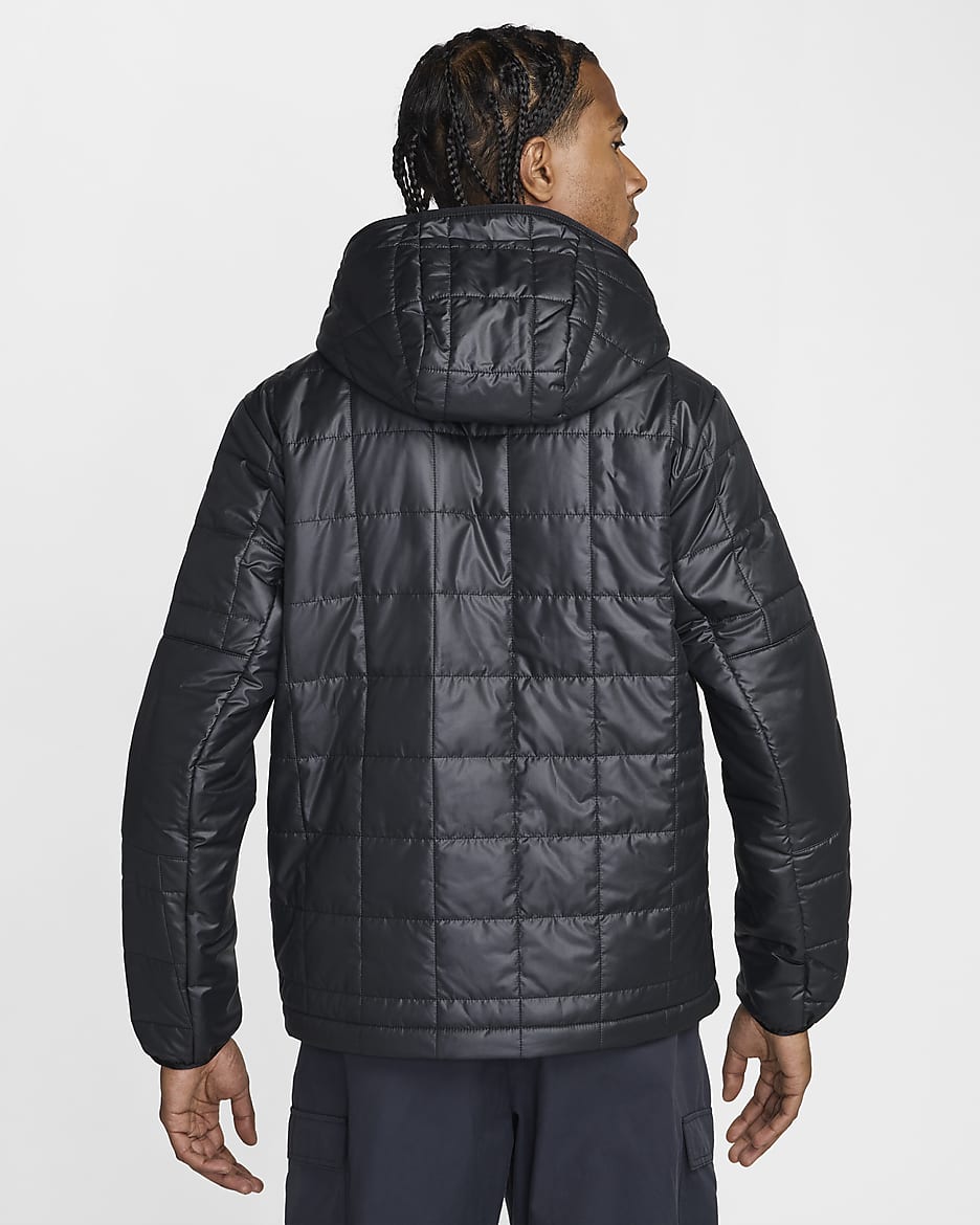 Nike black reversible synthetic fill jacket hotsell